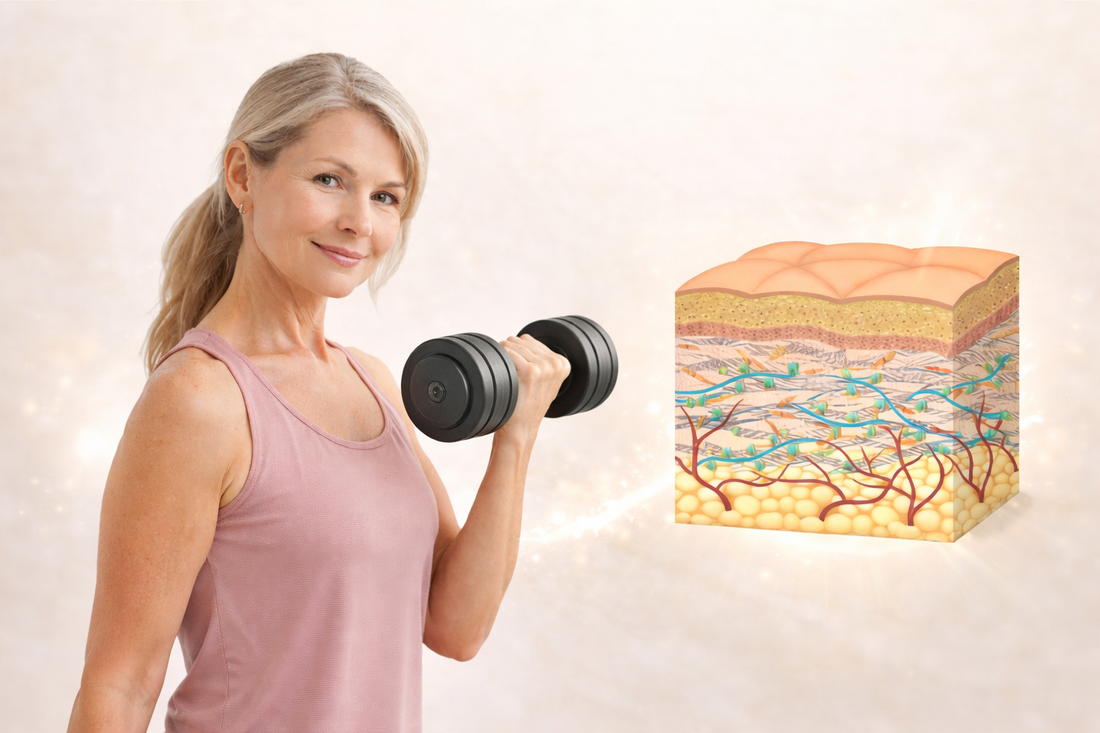 Anti-Aging von innen: Wie Krafttraining deine Haut verändert