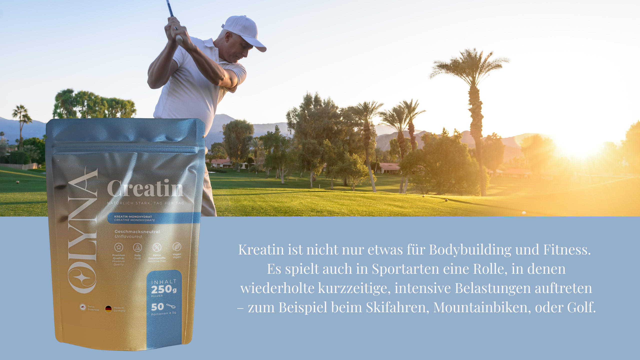 Kreatin für Golfer