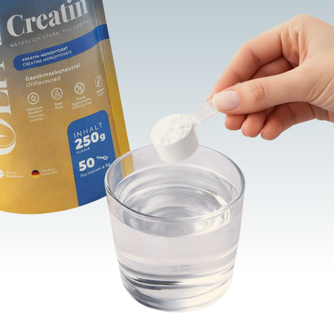 Kreatin gut lösbar